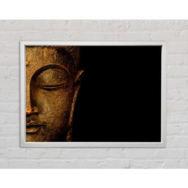 Buddha Profil Einzelner Bilderrahmen Kunstdrucke