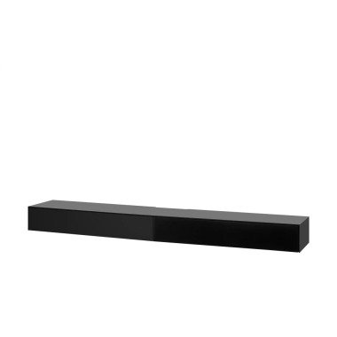 Hänge-TV-Lowboard  Stream   schwarz   Maße