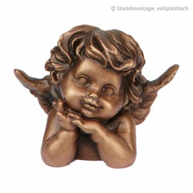 Schutzengel Figur mit Figur & Schutzengel Skulptur aus Bronze Engelkind
