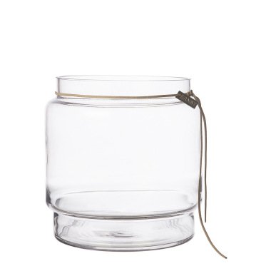 Vase Glas hoch 20 cm H