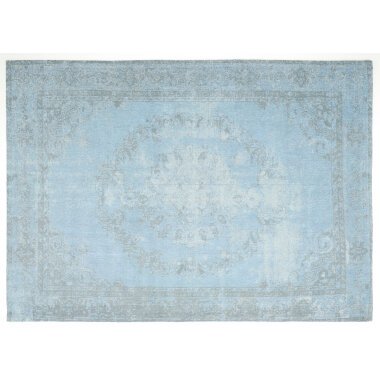 Vintage-Orient-Teppich MEDAILLON, 170 x 240 cm, türkis