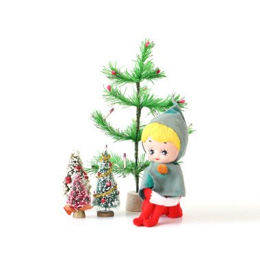 Vintage Weihnachtself, Starry Eyed Elf, Weihnachten
