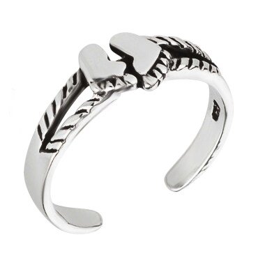 Zehenring aus Metall & Zehenring Zehring Füsse 925 Silber Fuss Schmuck Ring