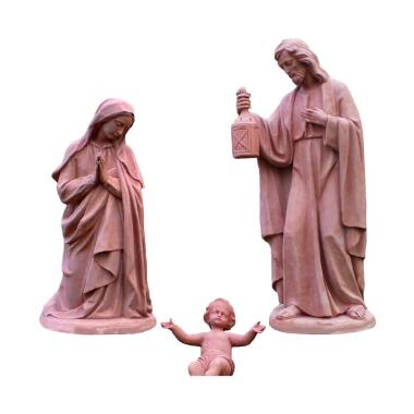Grabfiguren Josef, Maria und Christus Kind Sacrale