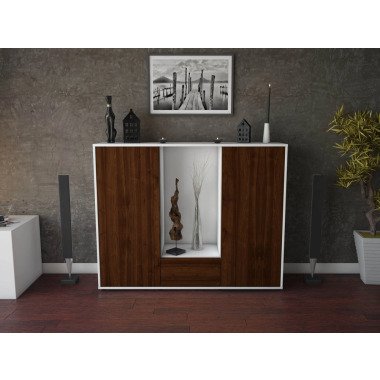 Highboard Nuccia Design Holzdekor Freistehend