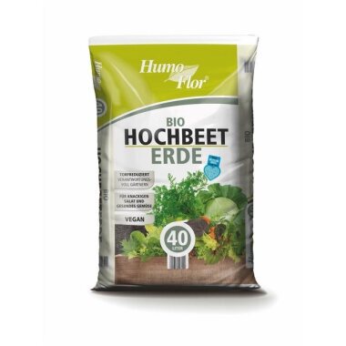 HumoFlor Bio-Erde Bio Hochbeeterde Vegan
