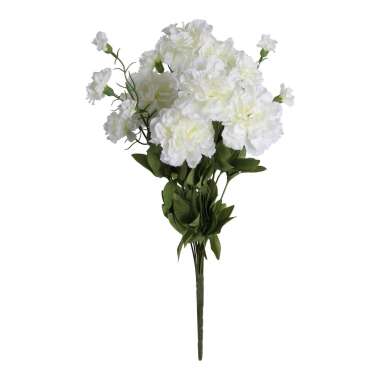 Nelkenstrauß Blüten weiß 50 cm