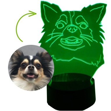 Personalisierte Lampe Mit Deinem Haustierbild
