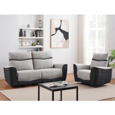 Relaxsofa 3-Sitzer & Relaxsessel elektrisch