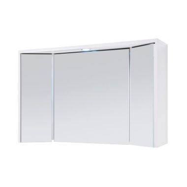 Three Spiegelschrank Weiß 100 cm