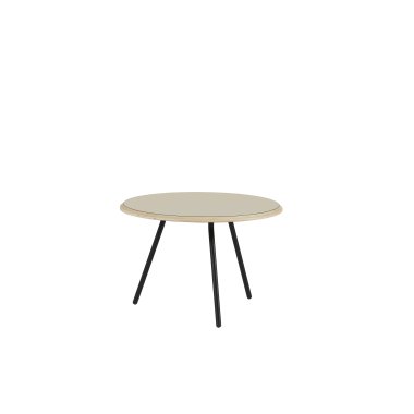 Woud Soround Tisch Fenix beige top Ø 60 x H 40,5