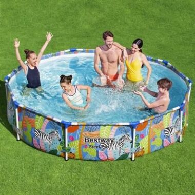 60,9 x 305 cm Pool-Set aus Kunststoff