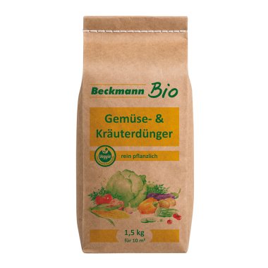 Bio Gemüse- und Kräuterdünger 1,5kg Papierbeutel
