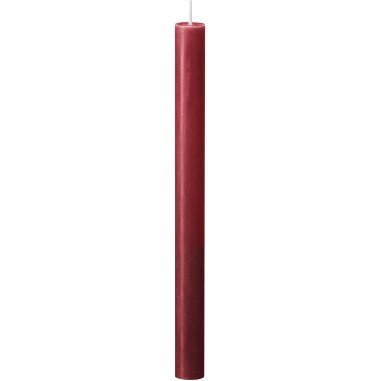 Bolsius Rustik-Kerze Shine Ø 2,3 cm x 27 cm Zartes Rot