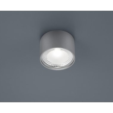 Helestra Kari LED-Deckenleuchte, rund, nickel