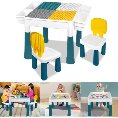 Kinder Tisch Stuhl Set 6-in-1 Kindertisch