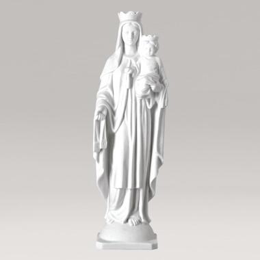 Marmorguss Skulptur Madonna mit Kind Madonna Lumina