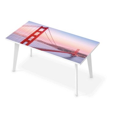 Tischfolie Design: Golden Gate 150x75 cm