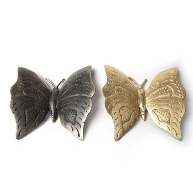 Bronze Messing Schmetterlingsskulptur, Schmetterling