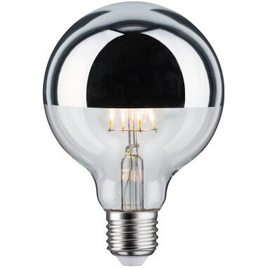 Paulmann LED-Glühbirne 6,5 W E27 Kopfspiegel Silber