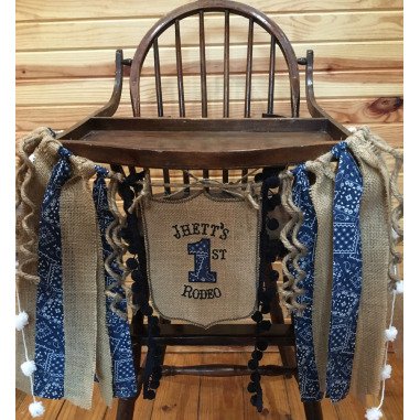 Rodeo Back Number-Personalized Cowboy-1st