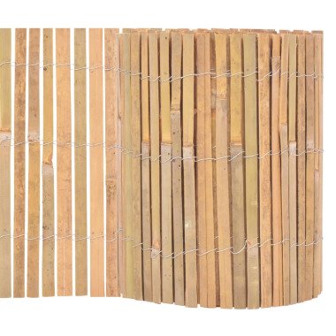 1000 cm x 30 cm Gartenzaun Teme aus Bambus/Schilf