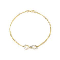 Infinity-Armband in Gold & amor  amor Armband für Damen, Gold 375 | Infinity Armband 1.0 pieces