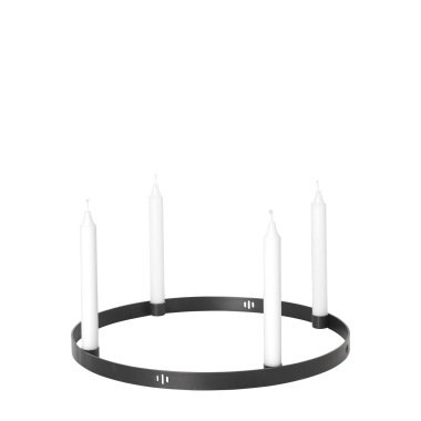 Kerzenhalter Circle schwarz Ø 25 cm