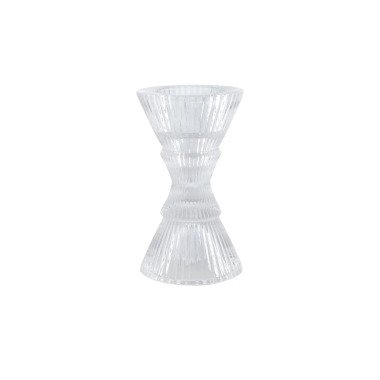 Kerzenhalter   transparent/klar   Glas  
