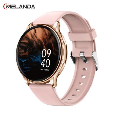 MELANDA 2023 Neue Bluetooth Anruf Smart Watch Frauen Männer Custom Dial Smartwatch Sport Fitness