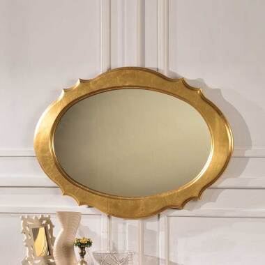 Ovale Spiegel & Flurspiegel in Goldfarben ovale Form