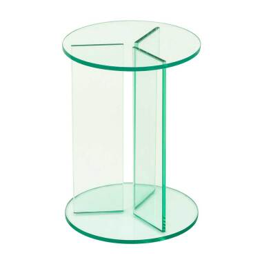 Pflanzenhocker Glas in modernem Design runder