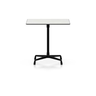 Vitra Eames Contract Table quadratisch 75x75cm, Vollkernmaterial weiß, Auslege