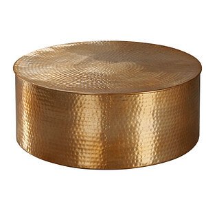 WOHNLING Couchtisch Metall gold 75,0 x 75,0 x 31,0 cm
