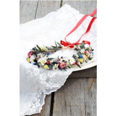 Getrocknete Blumenkrone, Hochzeitsblumenkrone