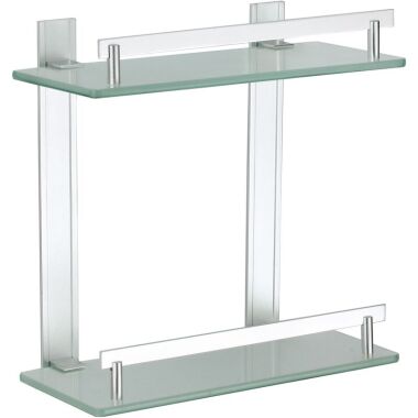 MSV Regal 2 Werte Aluminium und Glas Tabarca