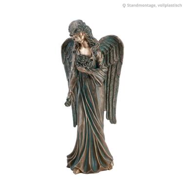 Schutzengel Figur mit Engel & Bronze Grabfigur Engel Engel Amena