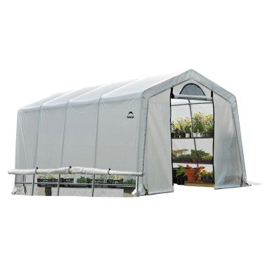 ShelterLogic Foliengewächshaus weiß 300 x 610 x 240 cm
