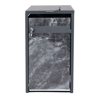 117 x 68 cm Mülltonnenbox Miro aus Metall