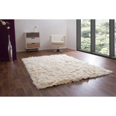 Flokati-Teppich Sonia aus Wolle