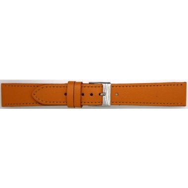Lederband für Uhren in Orange & Uhrenarmband Universal 804.12.14 Leder