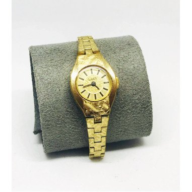 Teure Uhr aus Gold & Luch Vintage Russian Damen Uhr Armbanduhr Handaufzug