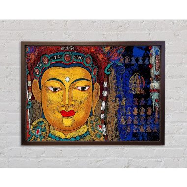 Tibetische Kunst Buddha Einzelner Bilderrahmen
