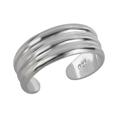 Zehenring Breiter Zehring 925 Silber Fuss Schmuck Ring
