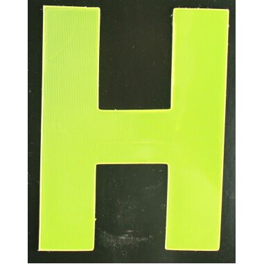 Conacord Reflektierender Klebebuchstabe H gelb H