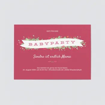 Einladungen Baby Party Einladungskarten (5