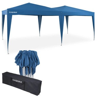 Faltpavillon Blau 3x6m UV-Schutz 50+