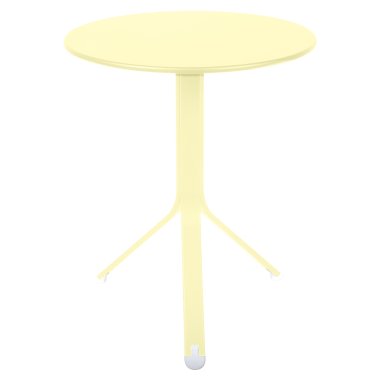 Fermob Rest´O Tisch rund A6 Zitronensorbet