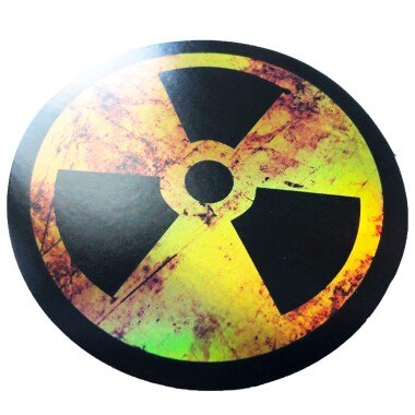 Funkelnde Radioaktive Atomstrahlung Rustikale