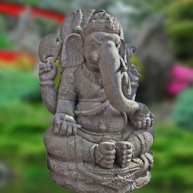 Ganesha Garten Skulptur als Steinmetzarbeit